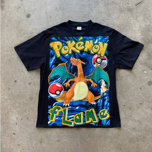Charizard Flame Rap Style Tee Pokemon Jumbo Print Peyote/Resurrection AOP - XL